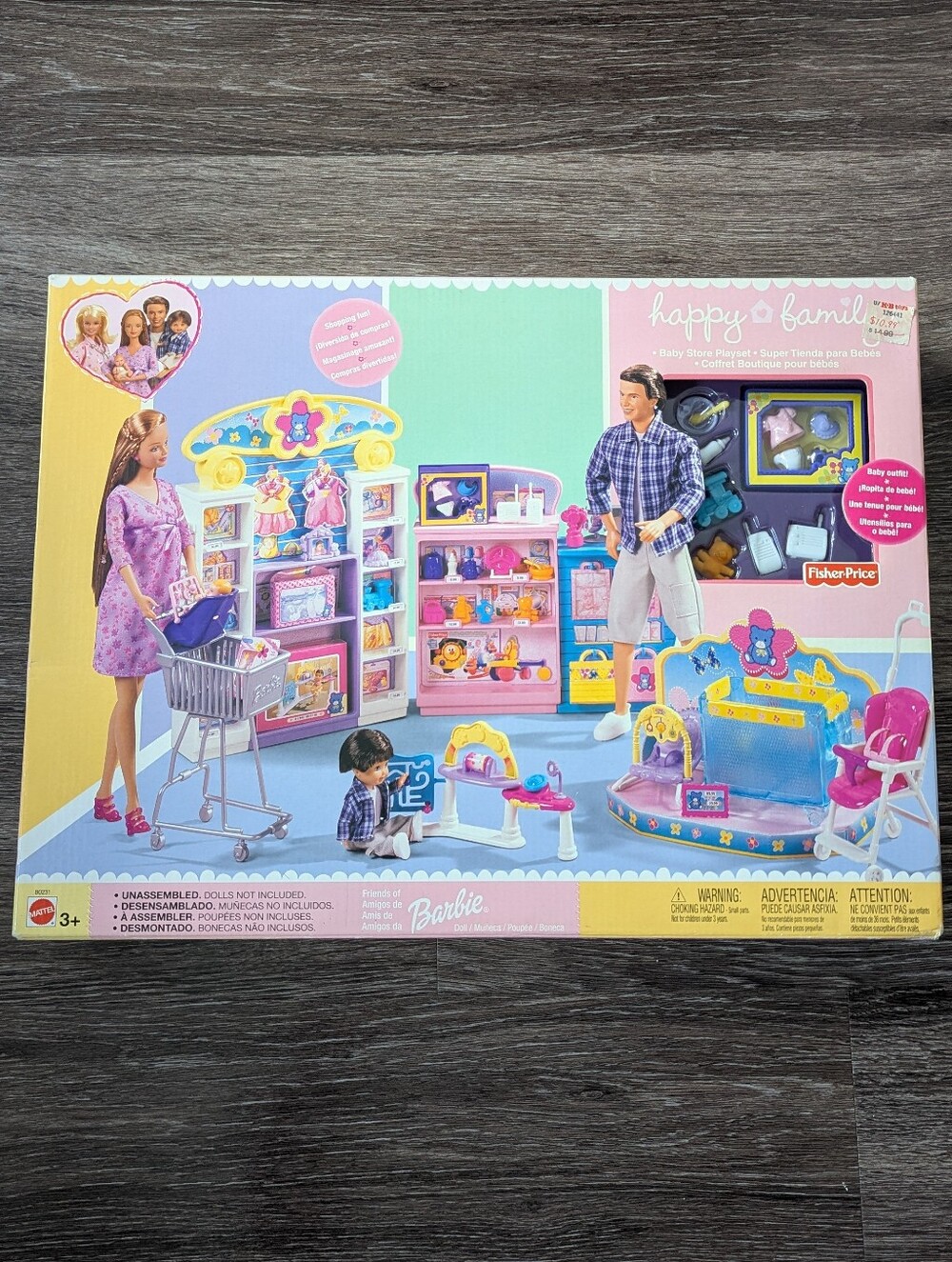 Vintage Barbie Mattel Happy Family Baby Store Playset New In Box